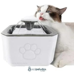Fuente Bebedero Automática para Mascotas – 2.5 L, Silenciosa y Purificadora