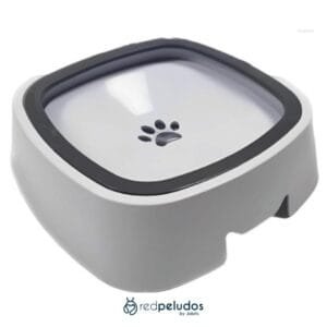 Plato Bebedero Antisalpicaduras para Mascotas – Sistema Flotante, Antiderrames