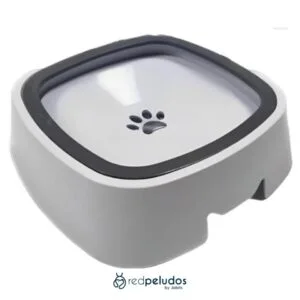 Plato Bebedero Antisalpicaduras para Mascotas – Sistema Flotante, Antiderrames