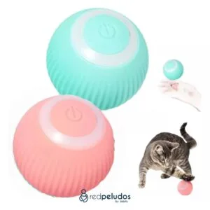 Pelota Inteligente para Gatos Recargable USB – Juguete Interactivo con Movimiento Automático