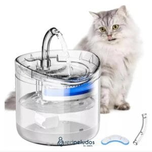 Fuente Automática para Mascotas – Bebedero Silencioso de Agua para Gatos y Perros